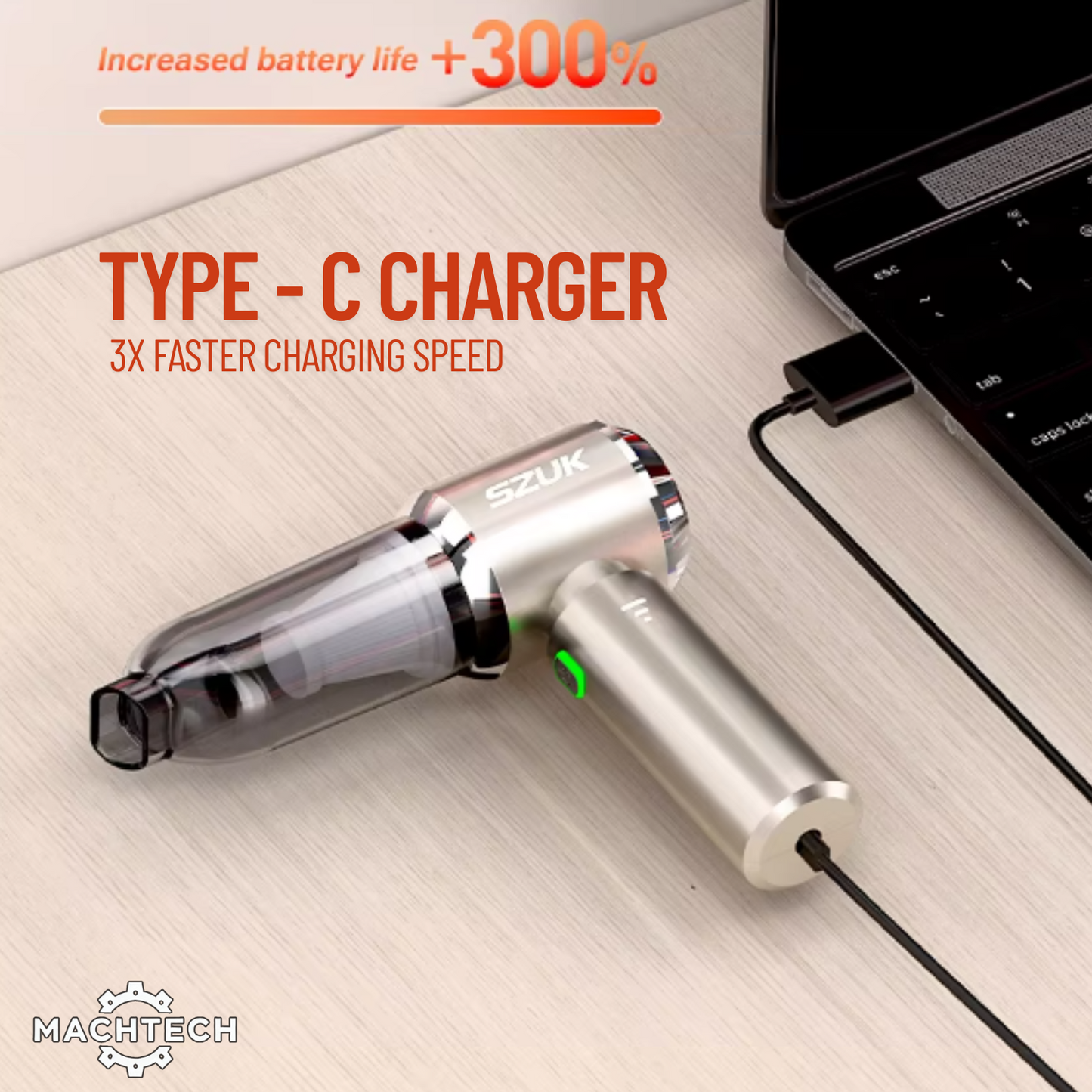 Vacuum Cleaner Wireless Mini Handheld - MACHTECH®
